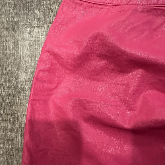 Victoria & Sofia Pink Faux Leather‎ Skort Women's Size Small - Picture 6 of 14